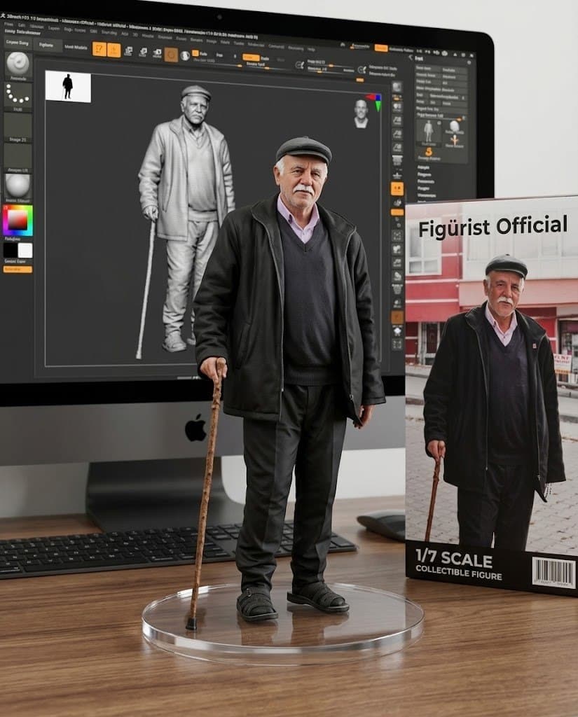 Gerçekçi minyatür figür örneği