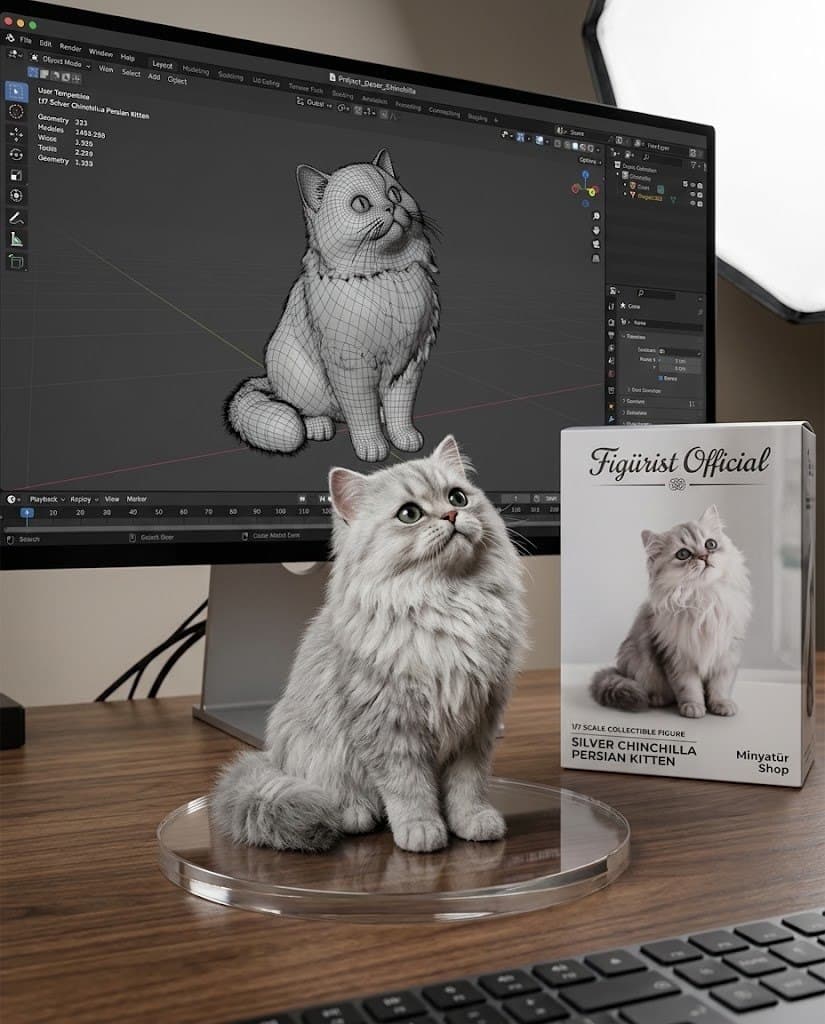 Kedi figürü örneği