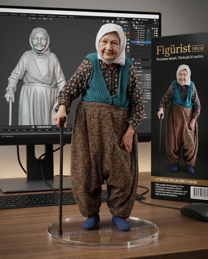 Gerçekçi minyatür figür örneği