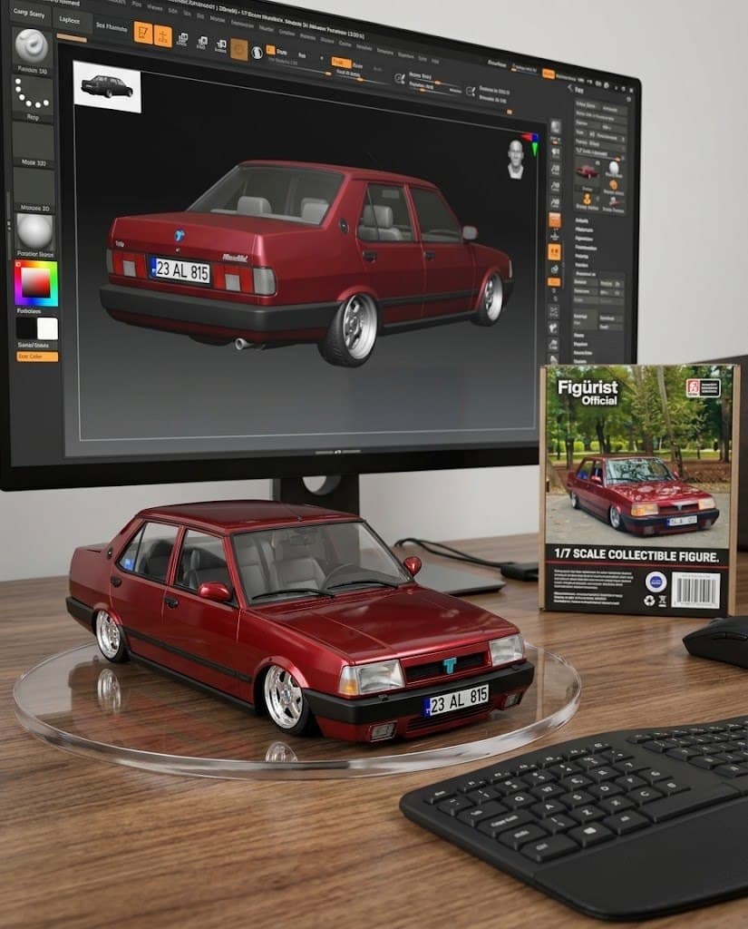 Tofaş model araç figürü örneği